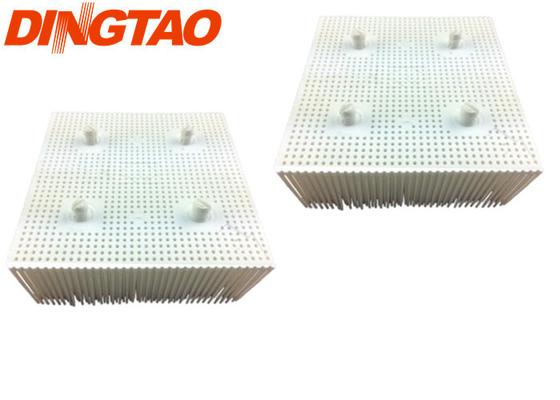 For GT5250 S5200 Cutter Parts Bristle 1.6'' Poly - Round Foot - White 92910002