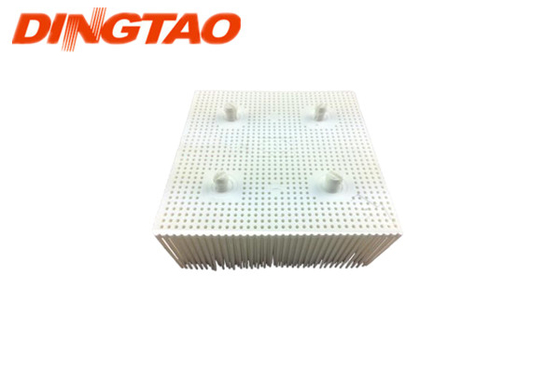 For GT5250 S5200 Cutter Parts Bristle 1.6'' Poly - Round Foot - White 92910002