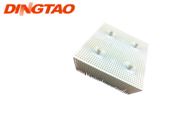 For GT5250 S5200 Cutter Parts Bristle 1.6'' Poly - Round Foot - White 92910002